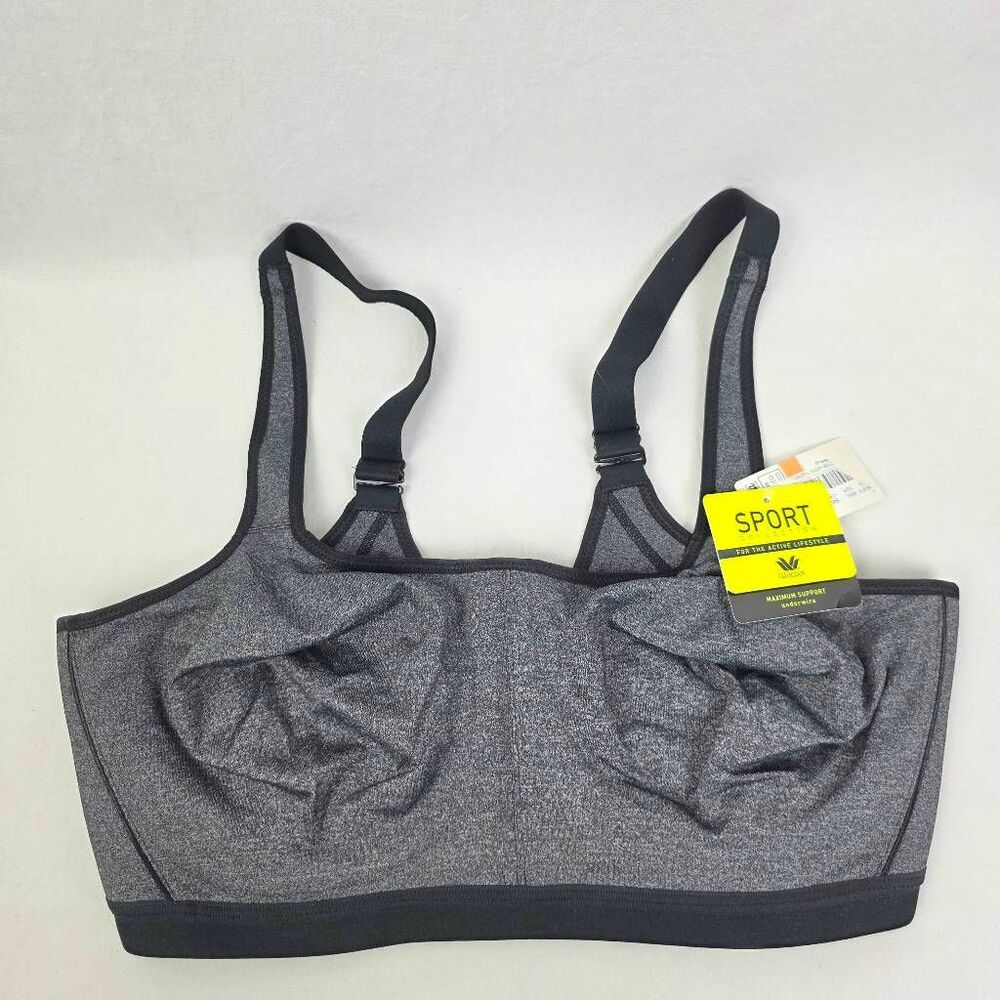 Wacoal Sport Bra 42DD Gray Underwire Max Support NWT